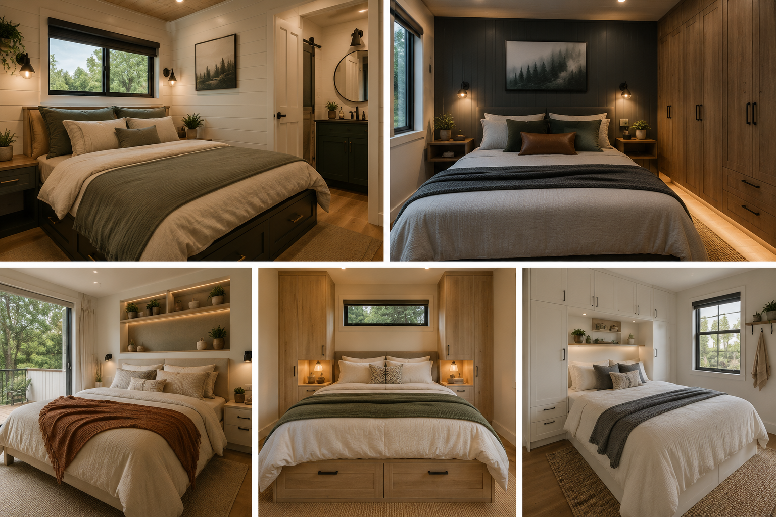 Tiny house bedroom layouts